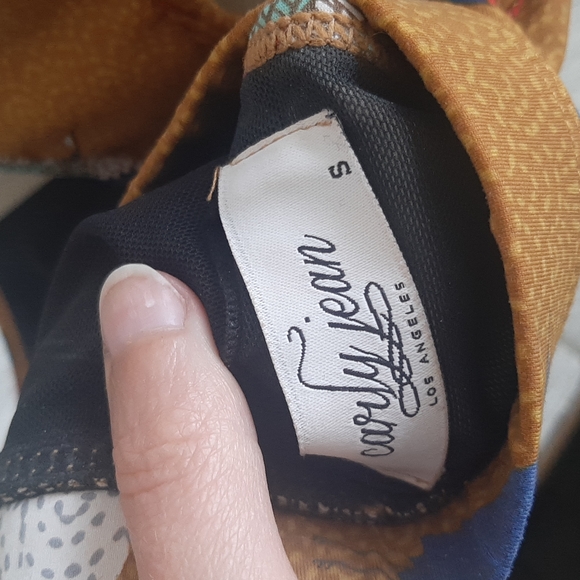 Women's Carly Jean Los Angeles Matching Sport Set Top (S) bottom Leggings (M) - Picture 9 of 16